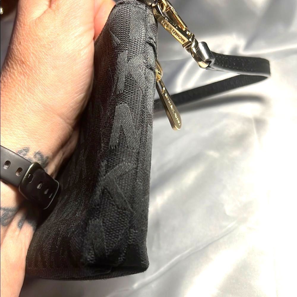 Michael Kors Black Convertable Monogram Wristlet - image 3